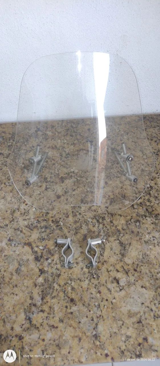 Proteção de painel da moto bolha