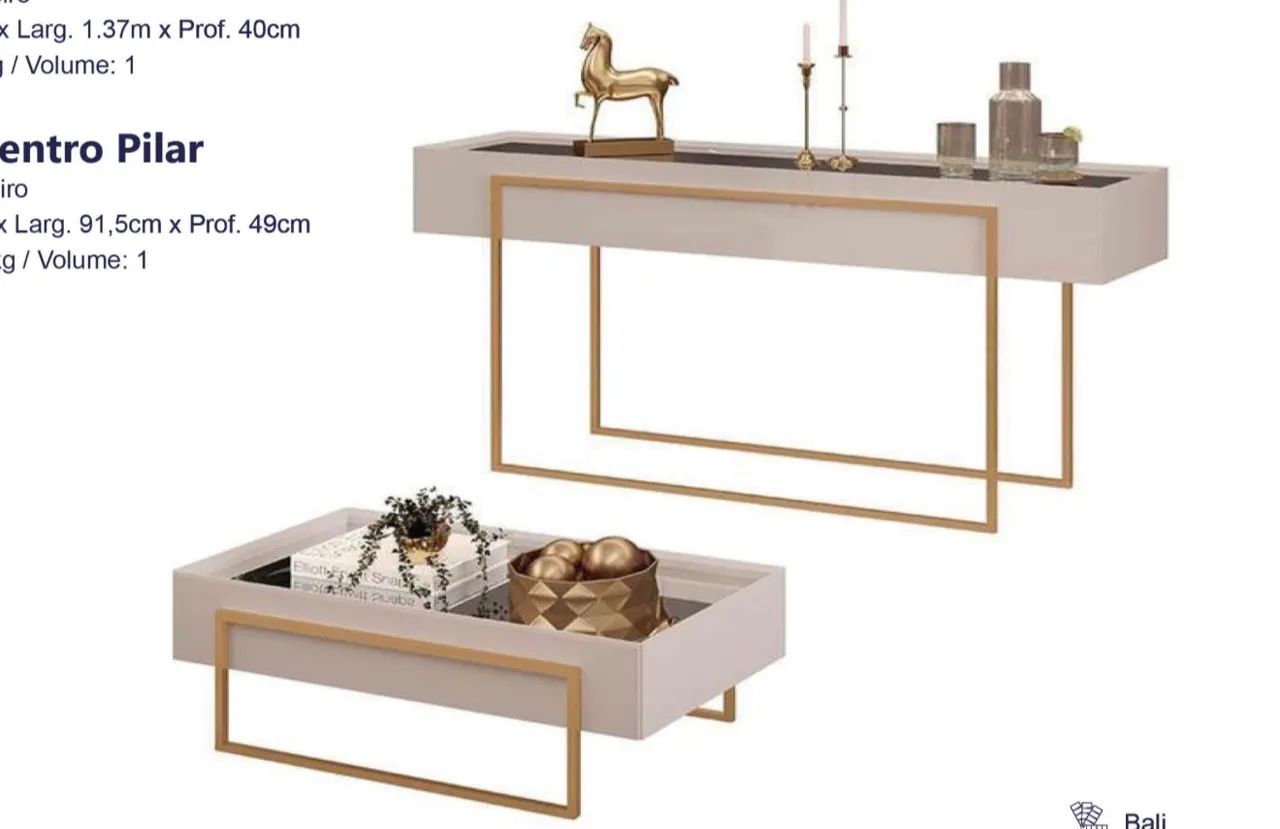 Conjunto Aparador com Mesa de Centro  - Foto 2