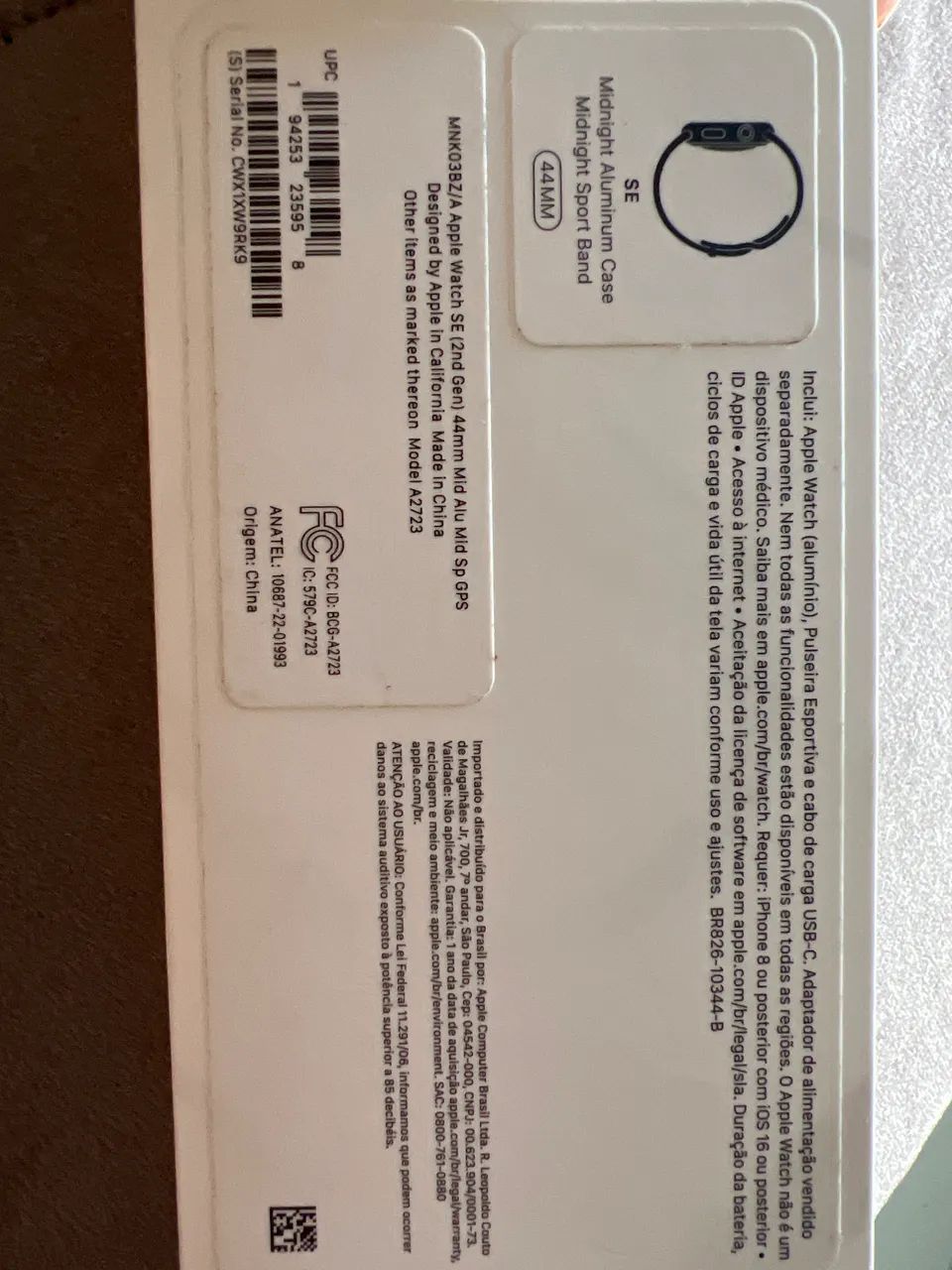 Apple Watch SE 44mm Completo c/caixa Original - Foto 2