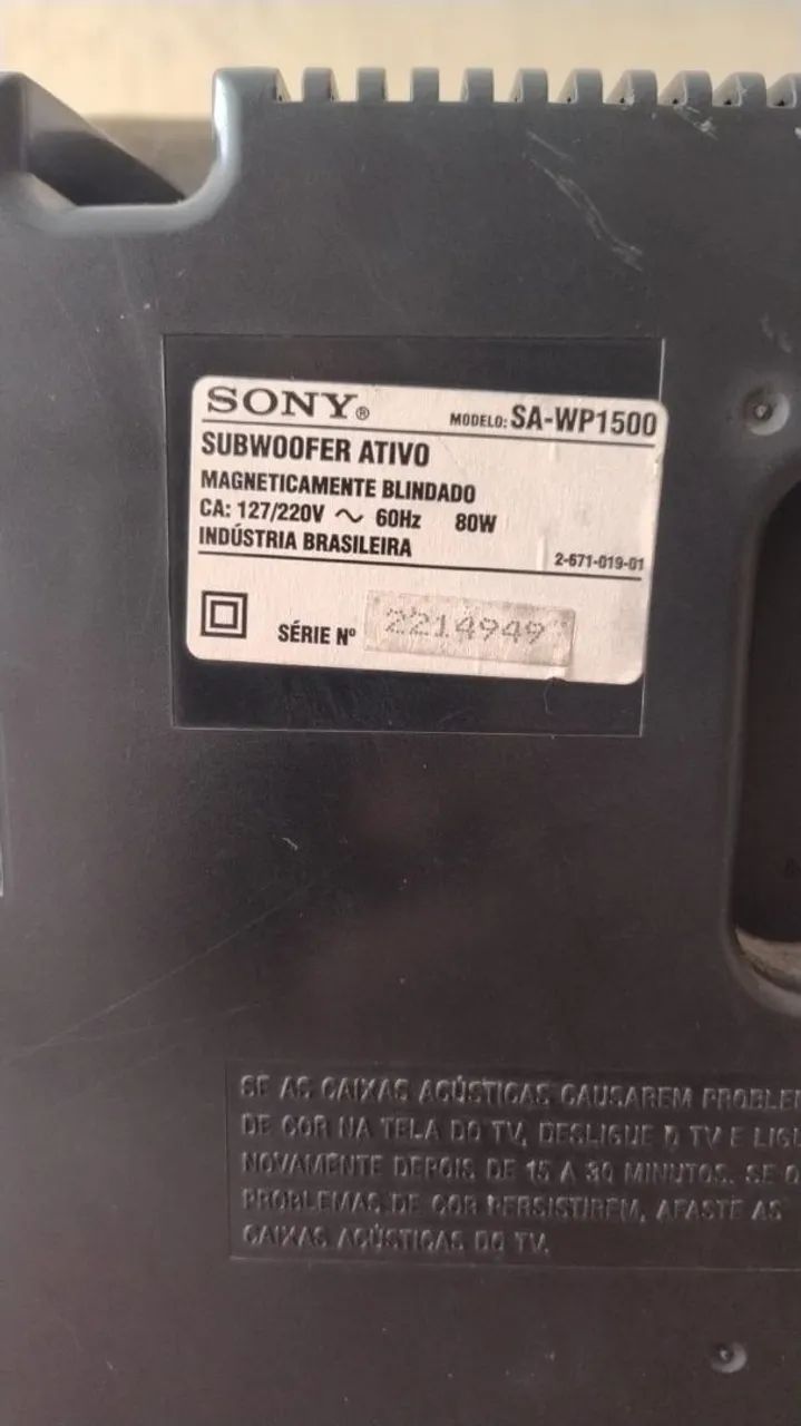 Subwoofer Ativa + Satélite - Foto 3