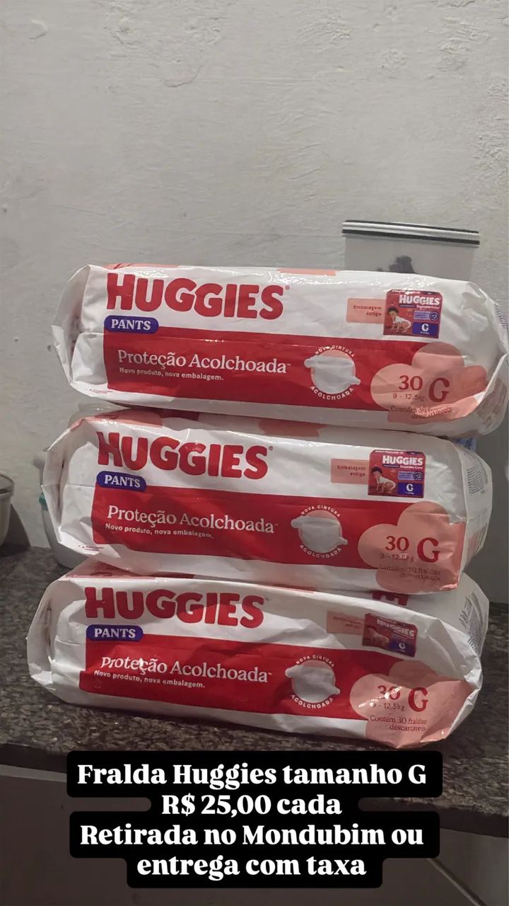 Fralda Huggies 