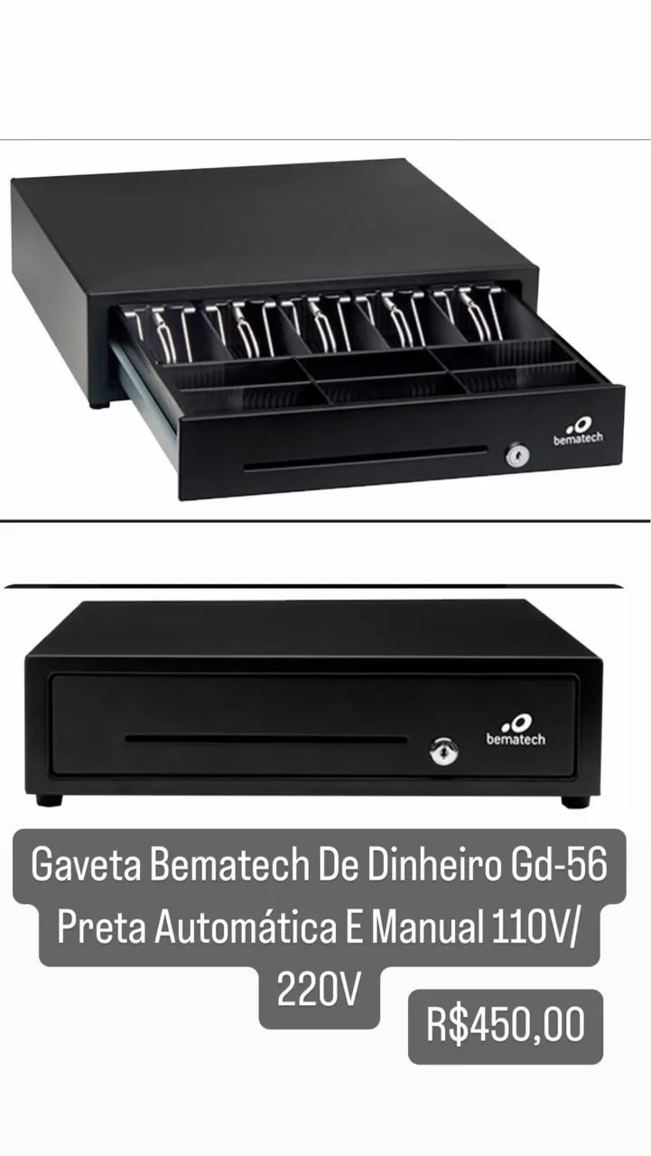 Gaveta automática Bematec