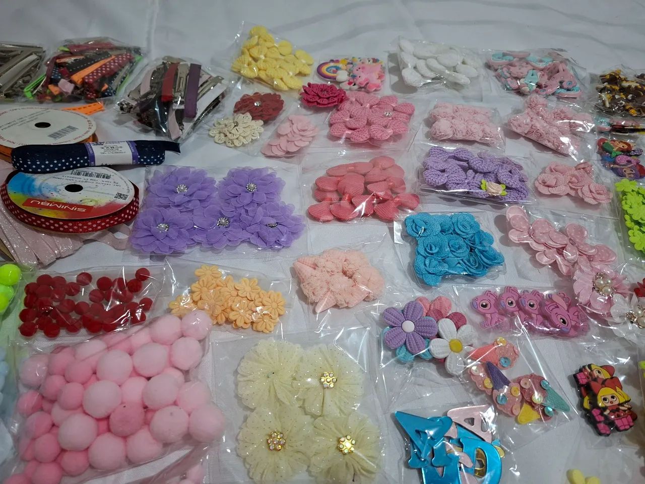 Peças artesanato para laços infantis 