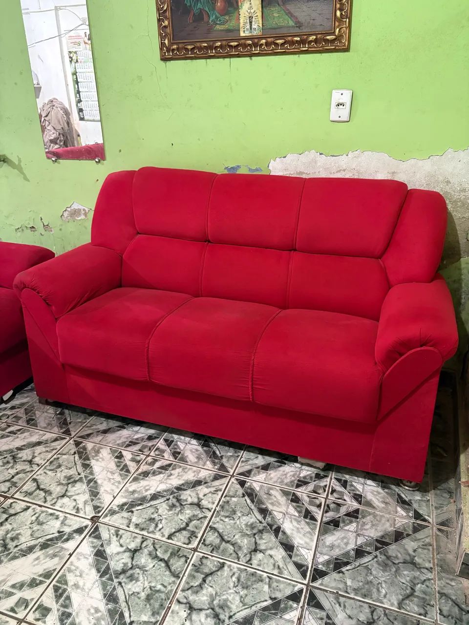 SOFÁ VERMELHO (CONJUNTO) - Foto 2