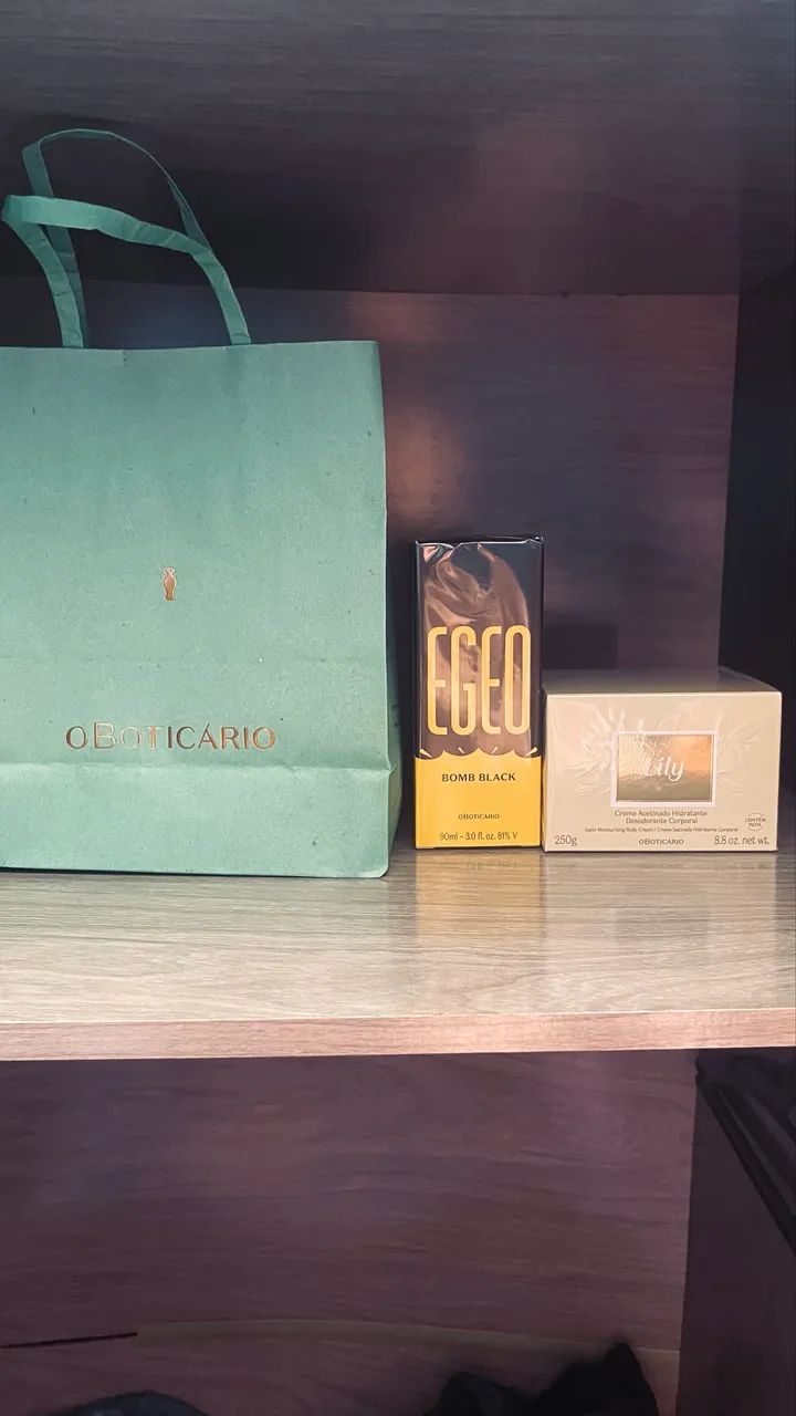 Kit O Boticário - EGEO Bomb Black + Lily Creme Acetinado - Foto 4