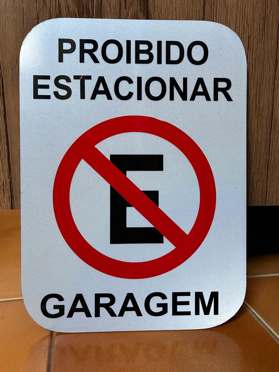 Placa Garagem 