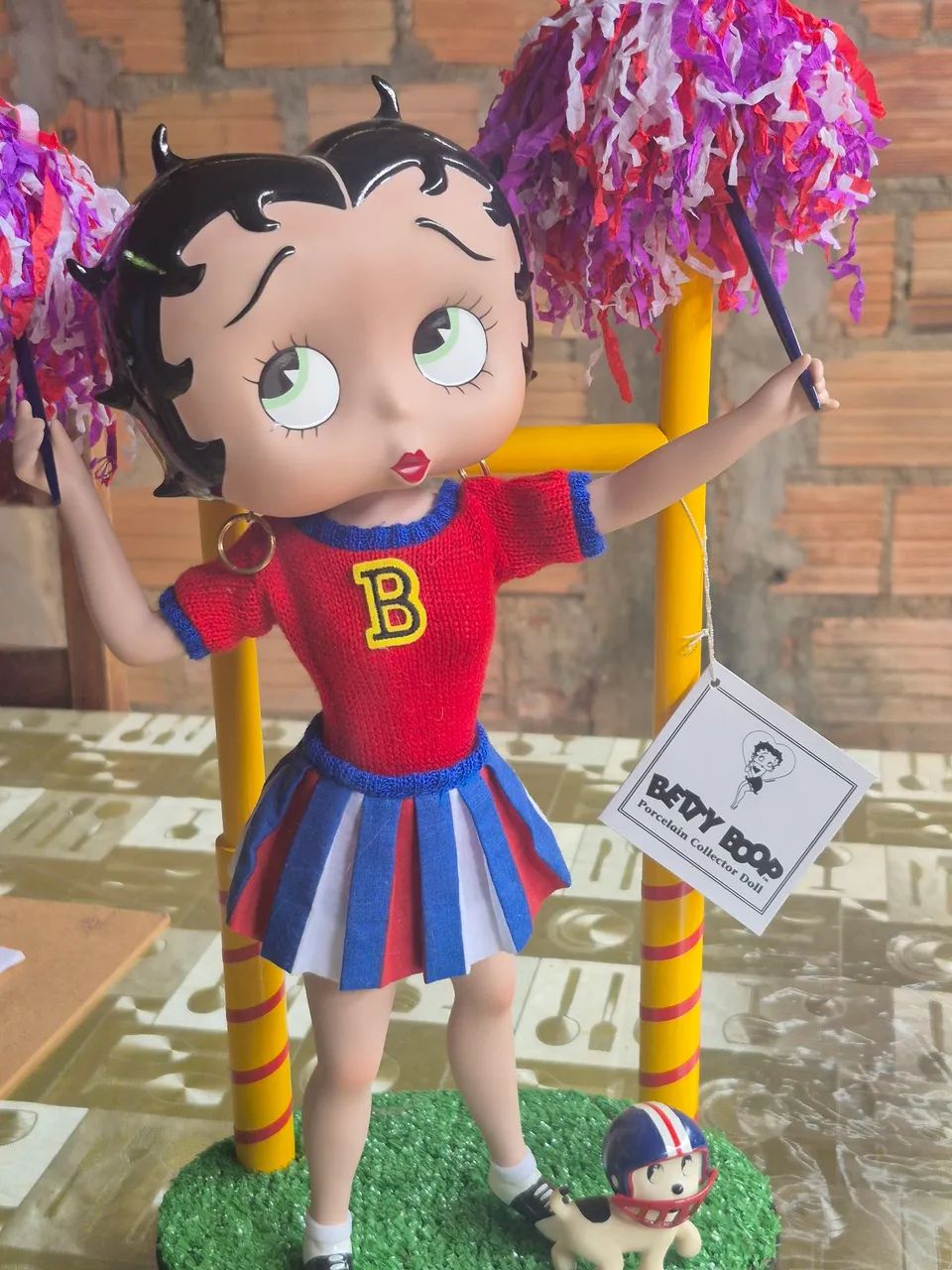 boneca betty boop líder de torcida danbury mint