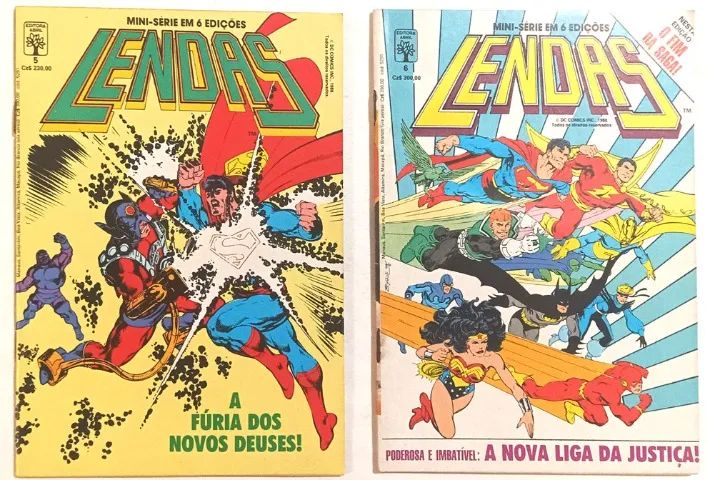 Lendas n° 1,2,3,4,5 e 6 - Minissérie Completa. Abril - 1988. - Foto 5
