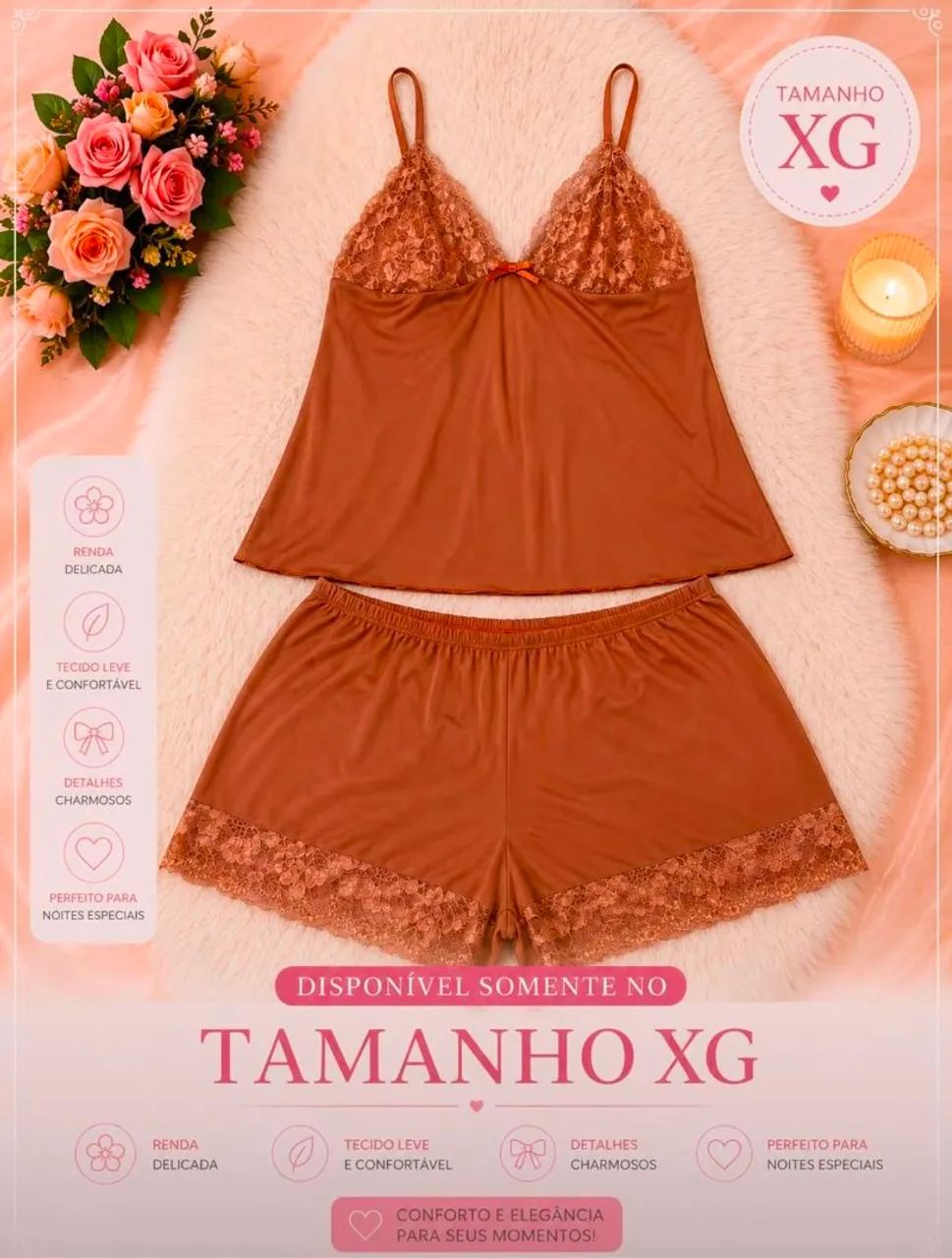 Pijama - babydoll Premium feminino variado 3 - Foto 3