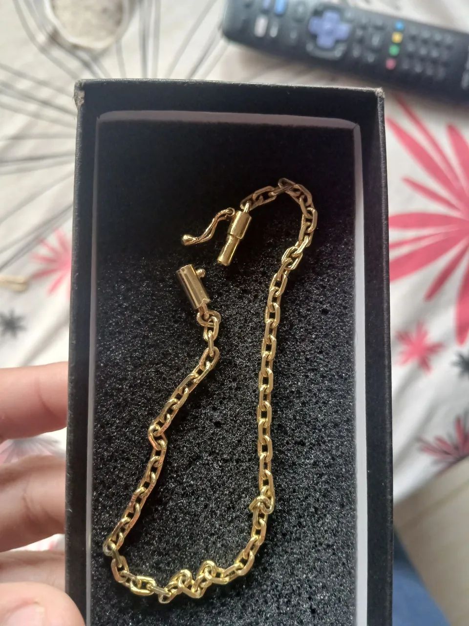 Pulseira banhada a ouro