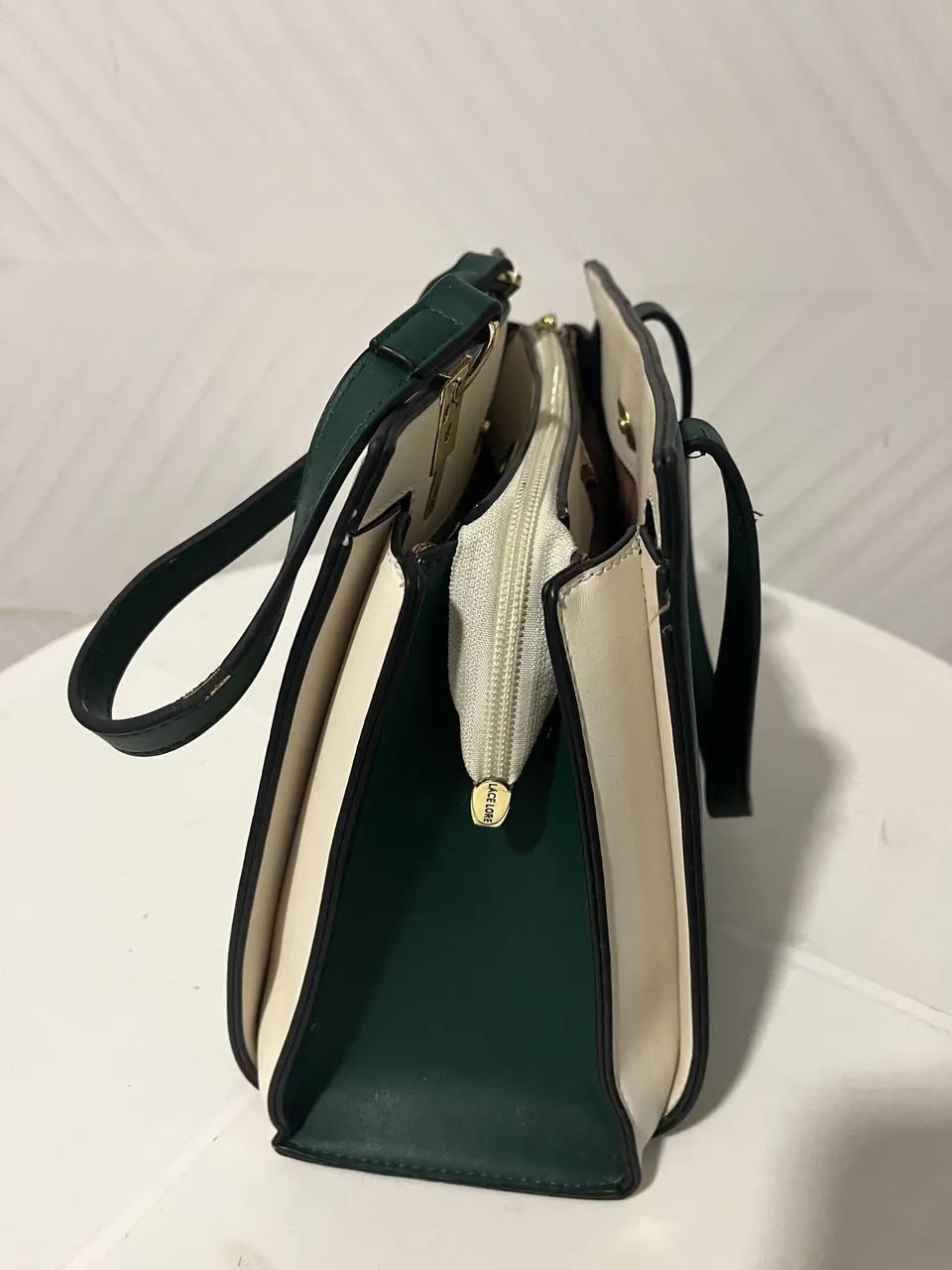 Bolsa Verde com branca Lace Lore - Foto 5