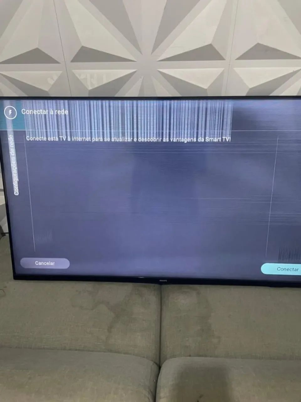 TV Philips 4k Smart 50 Polegadas, 50PUG7628 Com defeito - Foto 2