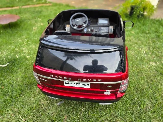 Carrinho Eletrico Infantil Range Rover Com 2 Assentos 24v Vermelho - Foto 5