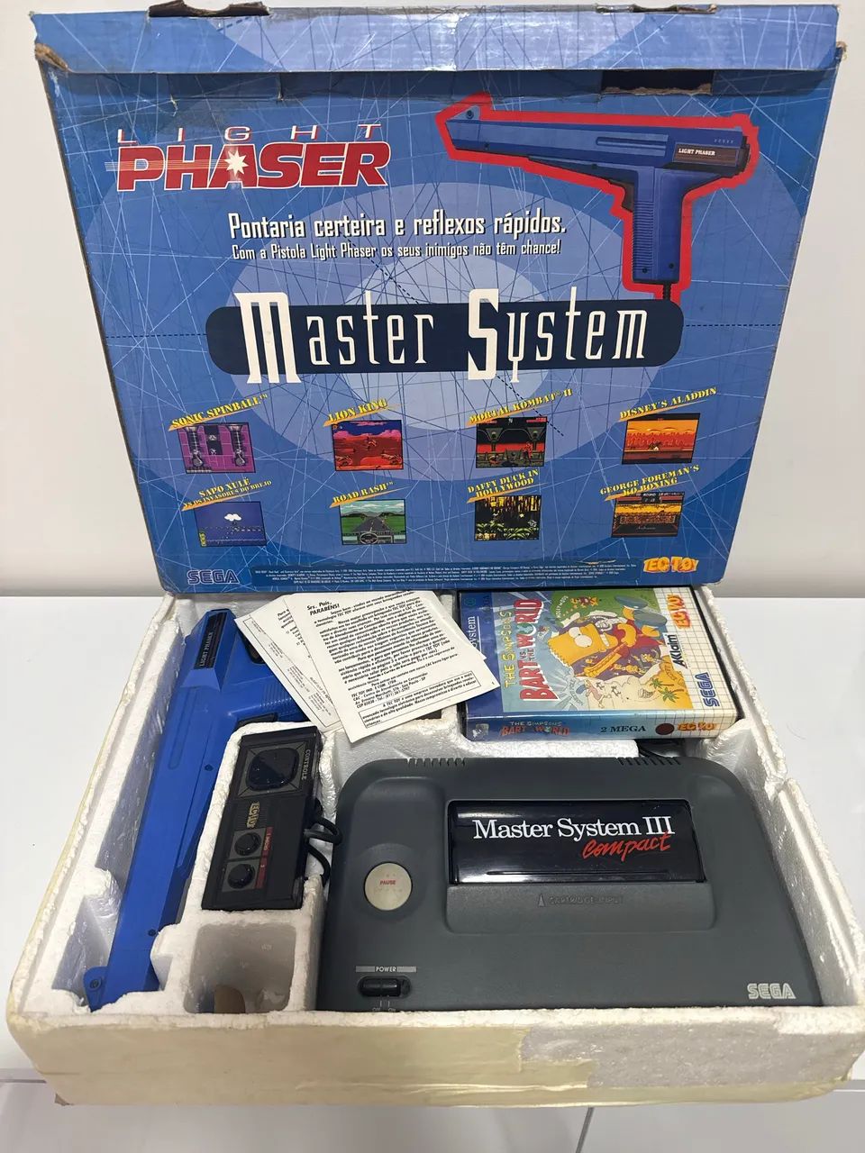 Raríssimo Master System Phaser  - Foto 2