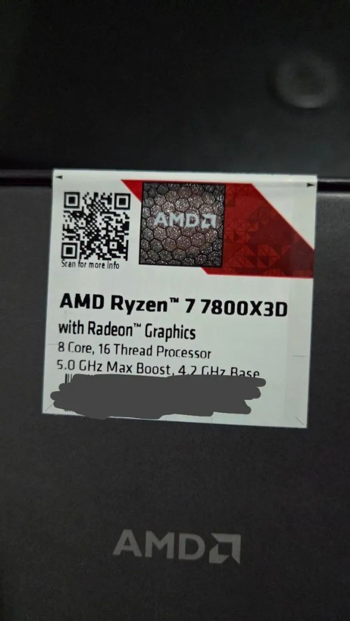 Ryzen 7 7800x3d AM5 - Foto 5