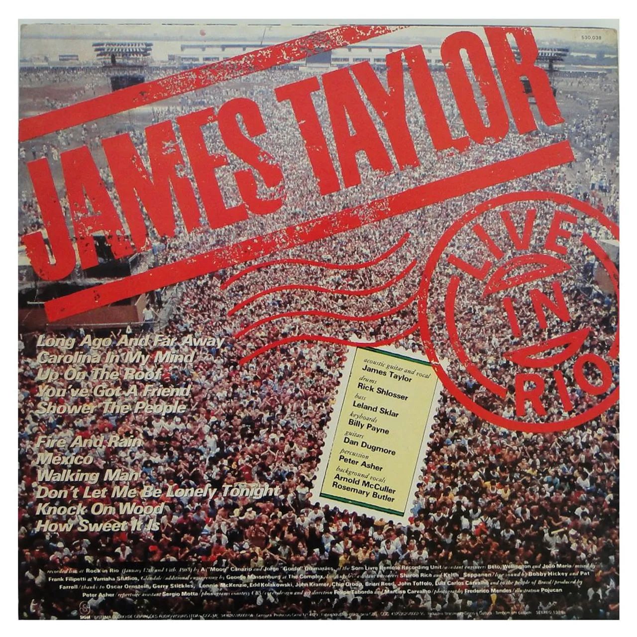 LP/Disco - James Taylor - Live in rio - Foto 2