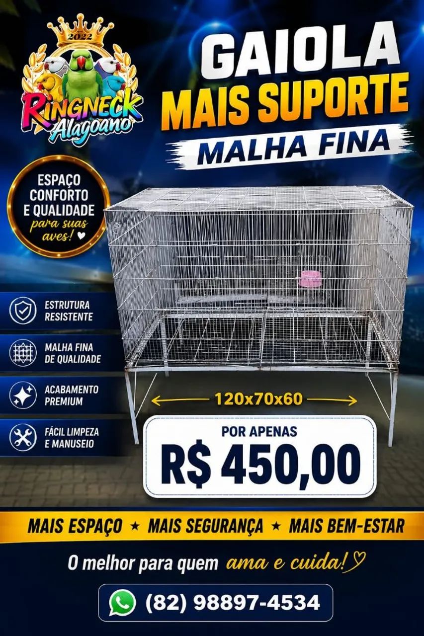 Viveiro para RingNecks