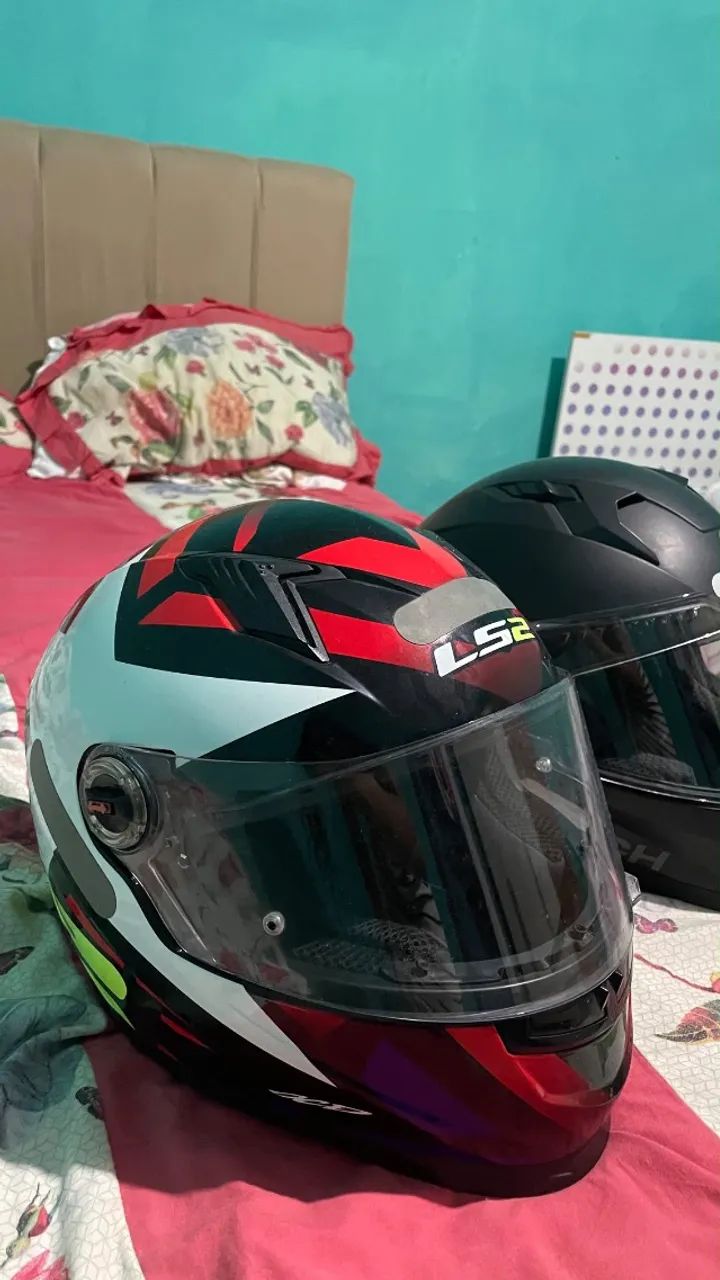 Capacetes Ls2 e race tech - Foto 4