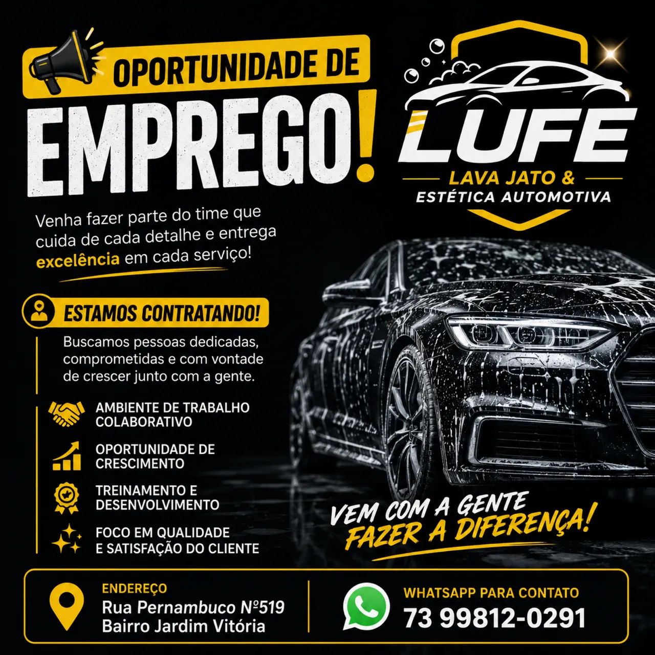 Oportunidade de emprego 