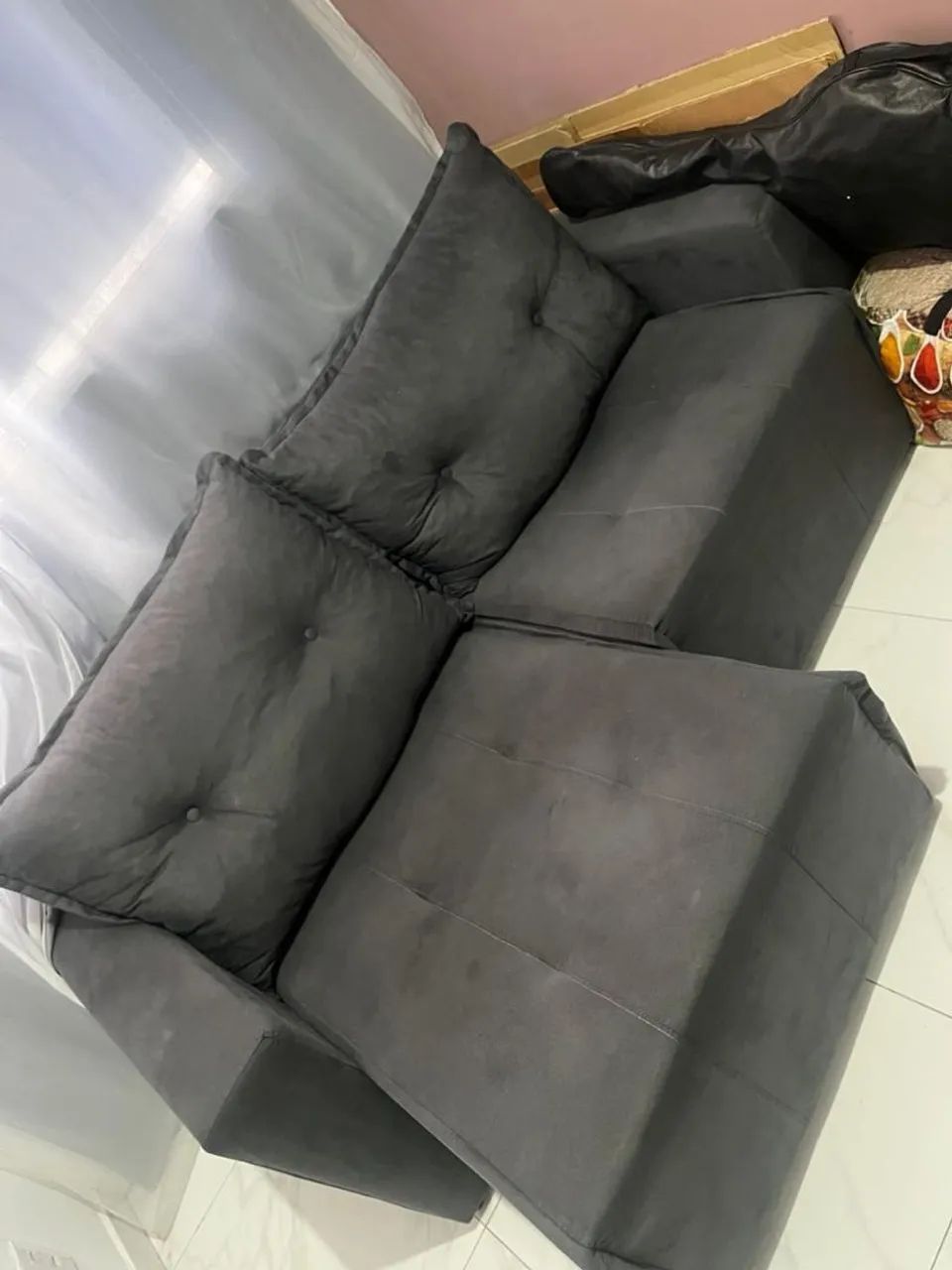 Sofá retrátil 2 lugares - Foto 2