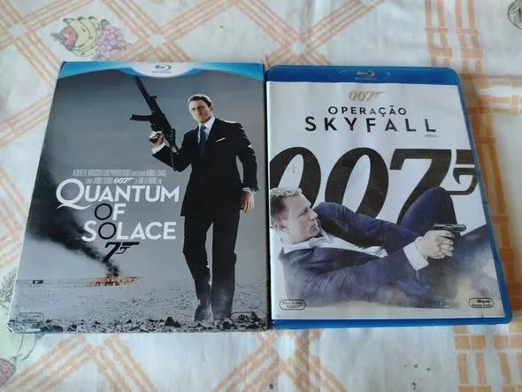 007 Quantum of Solace + Skyfall Bluray Filmes Dublados