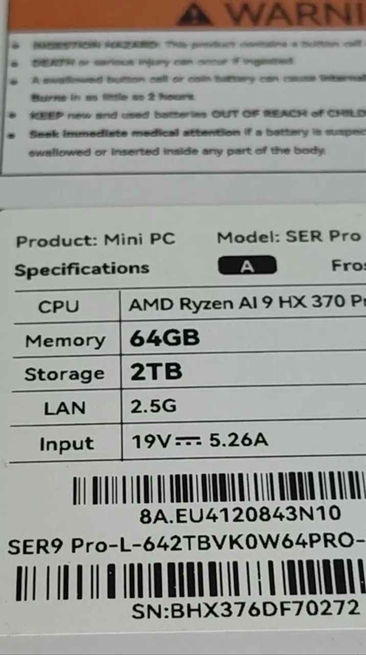 Mini PC Belink Série 9, AMD Ryzen AI 9 HX 370 64/2TB - Foto 2