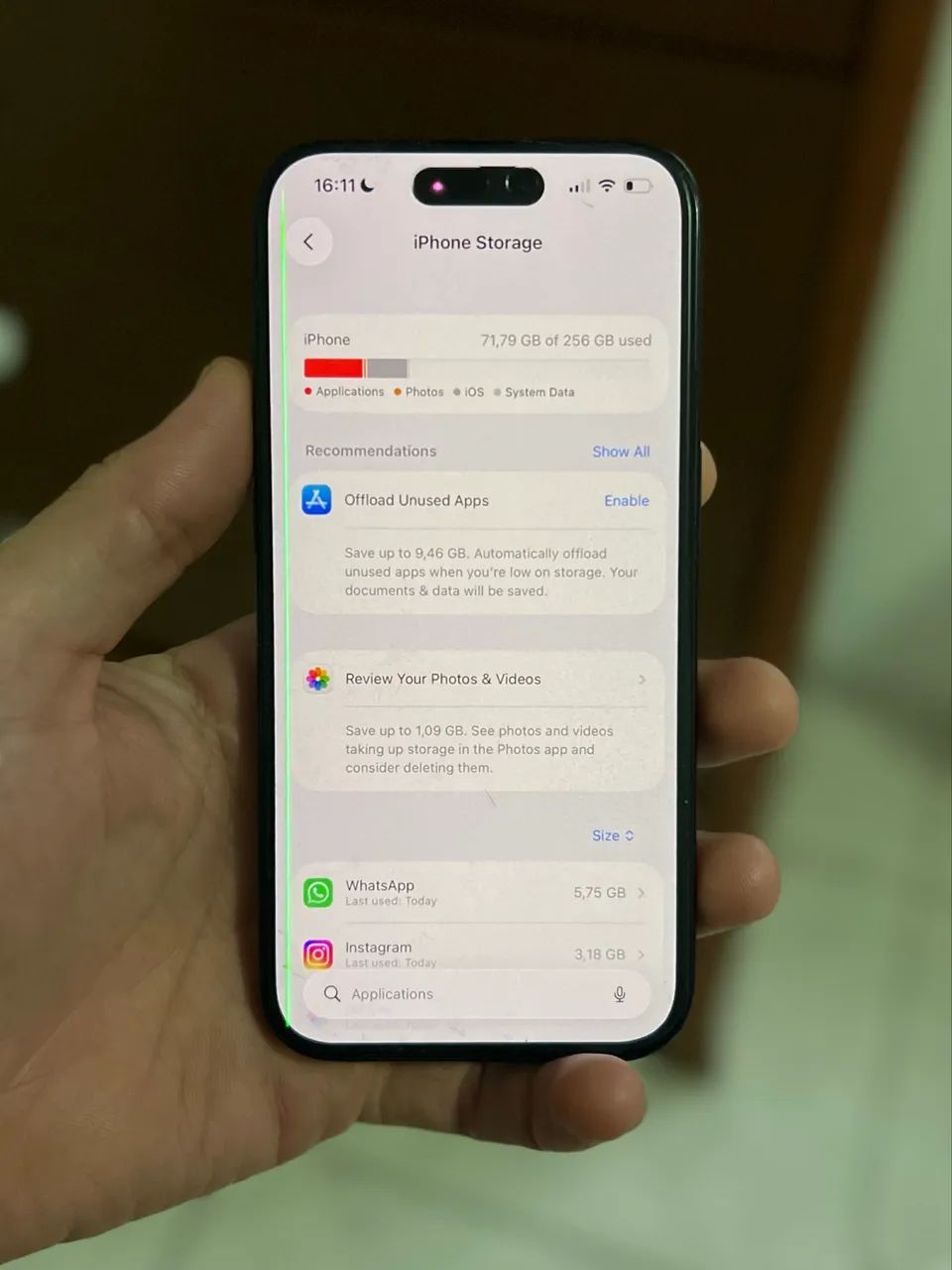 iPhone 15 Pro 256 (detalhe na tela) - Foto 2