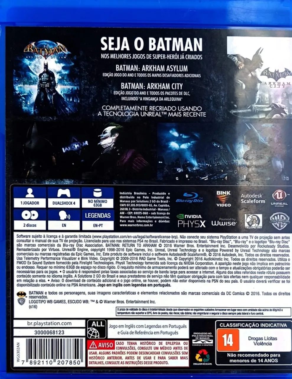 cd de jogo ps4 batman return to arkham ps7 - Foto 4
