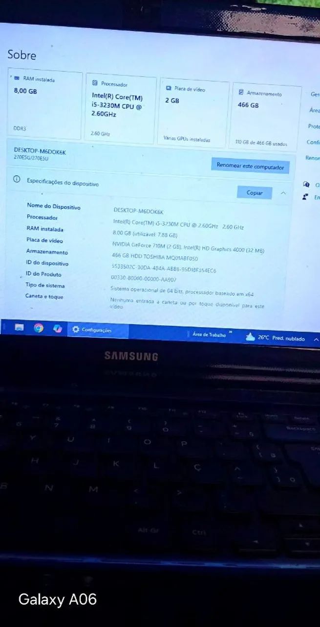 Notebook Samsung  - Foto 5