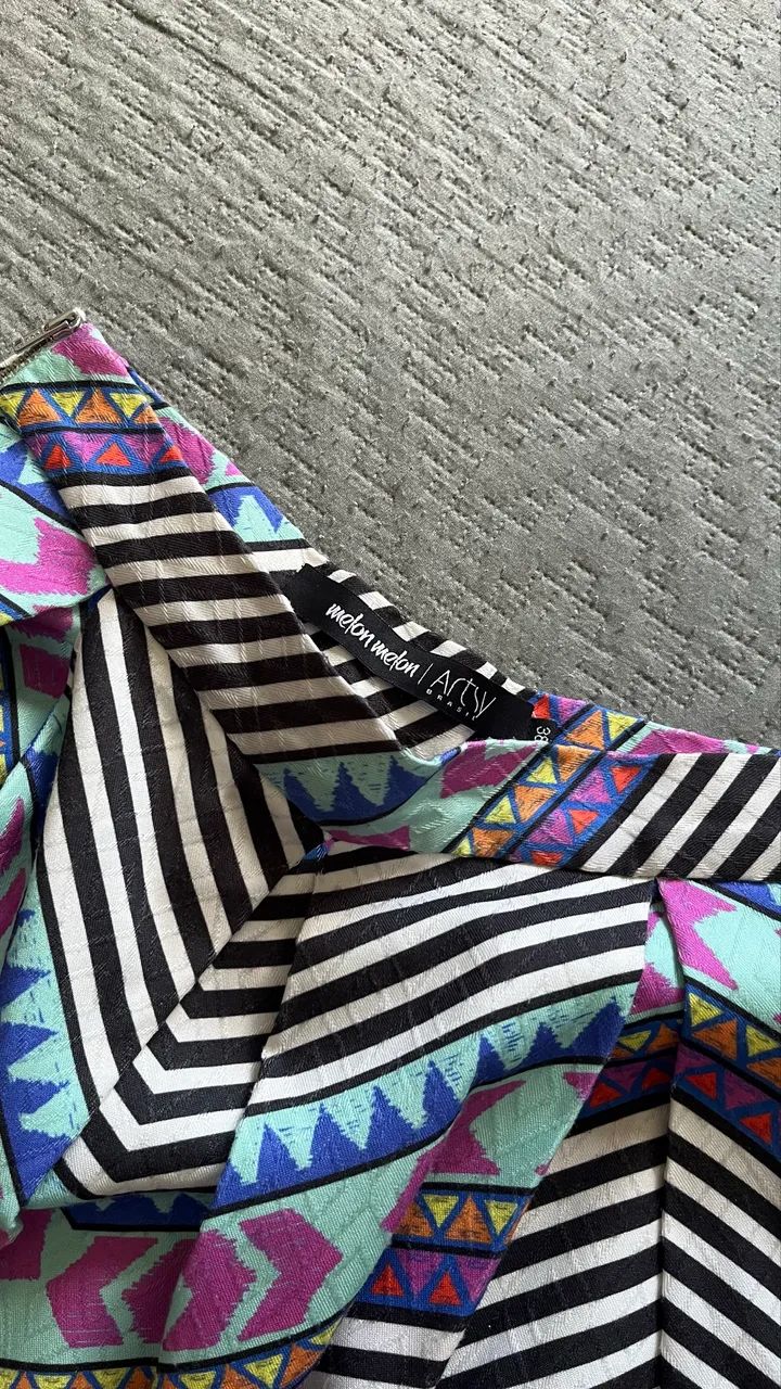 Saia Mídi Melon Melon collab com Artsy Brasil  - Foto 2
