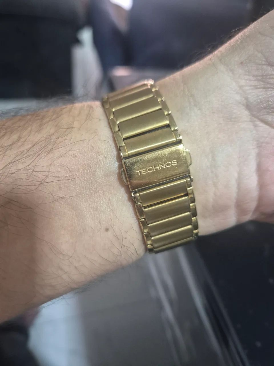 Relógio TECHNOS DOURADO MULTIFUNÇÕES  5ATM   -   ÓTIMO ESTADO - Foto 5