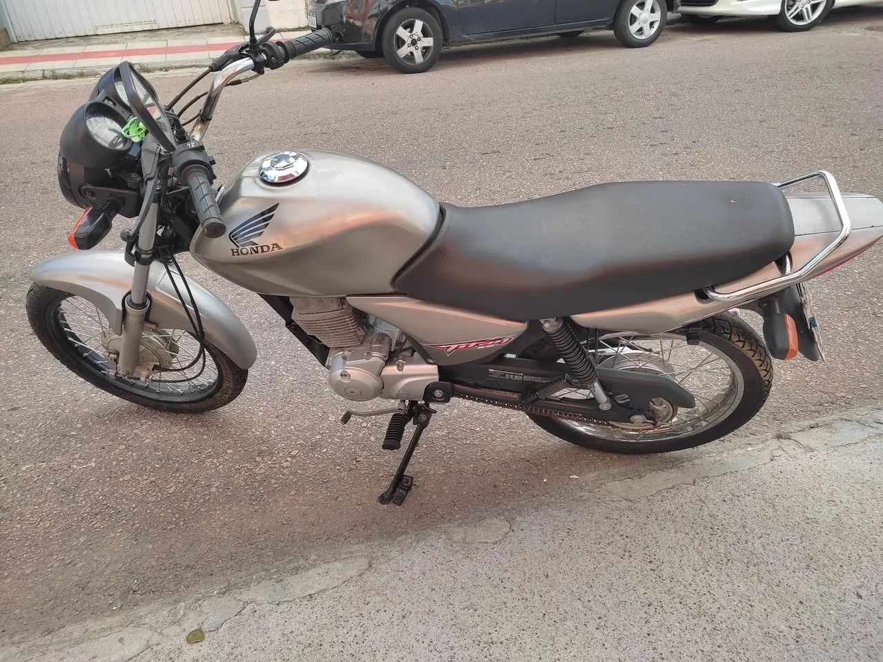 HONDA TITAN 150 KS 2008 CINZA - Foto 5