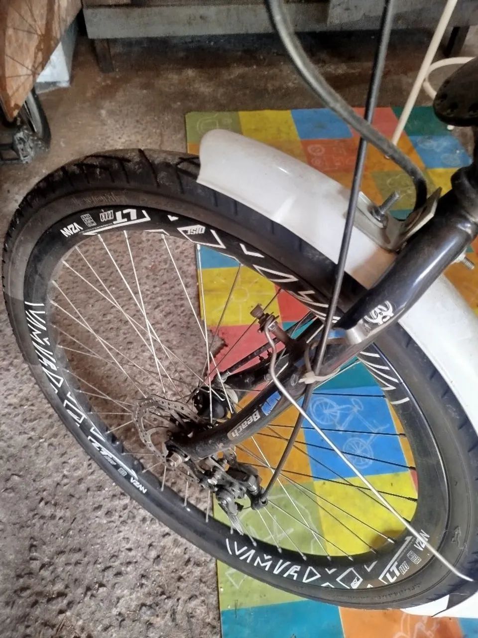 Bicicleta motorizada motor 4 tempos usada .. - Foto 4