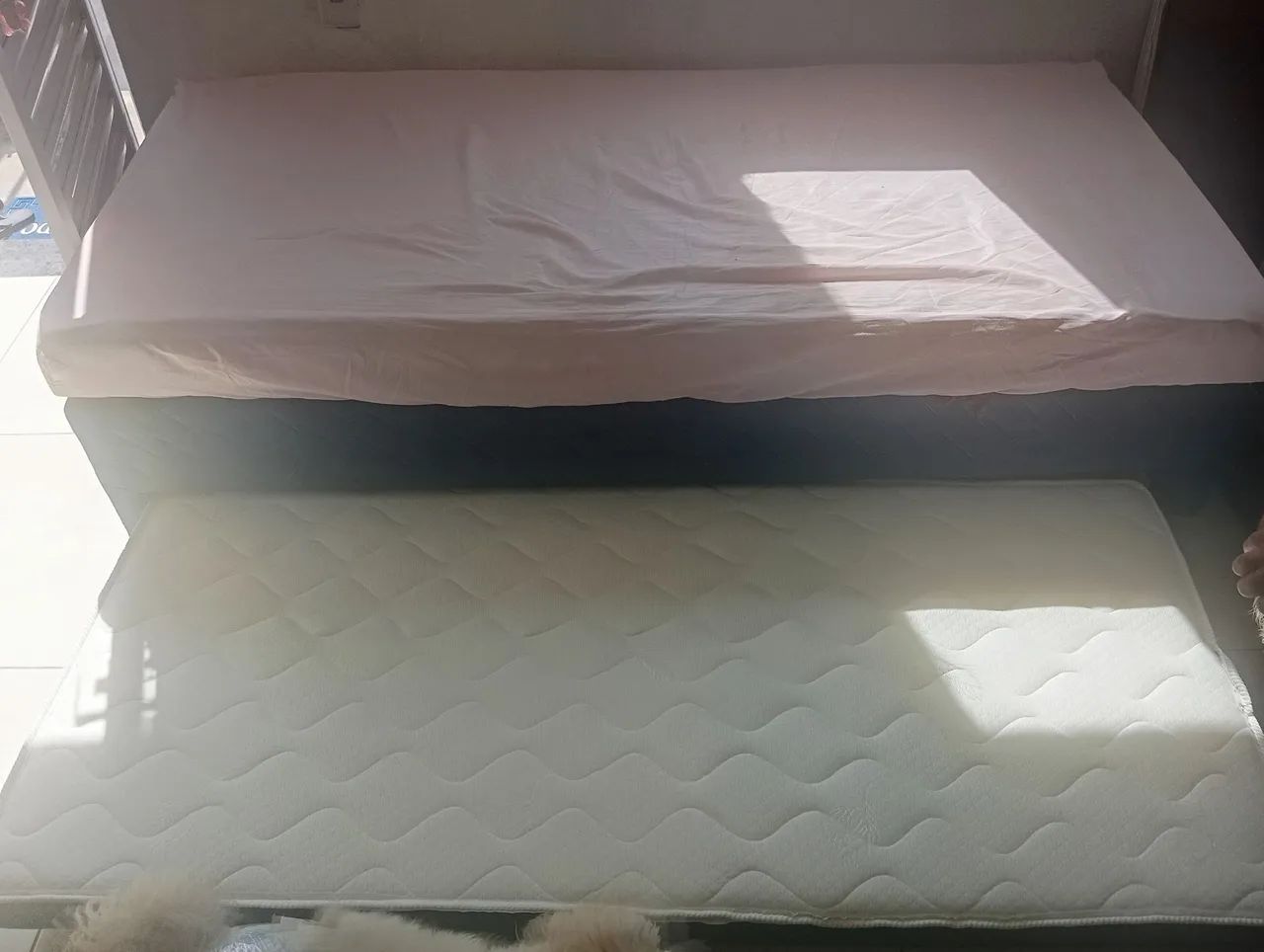 Cama box baú conjugada solteiro