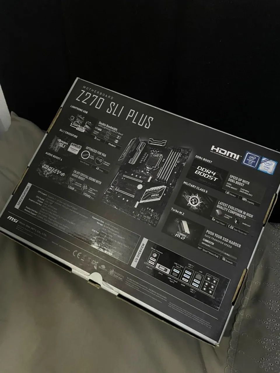 PLACA MÃE MSI Z270 SLI PLUS