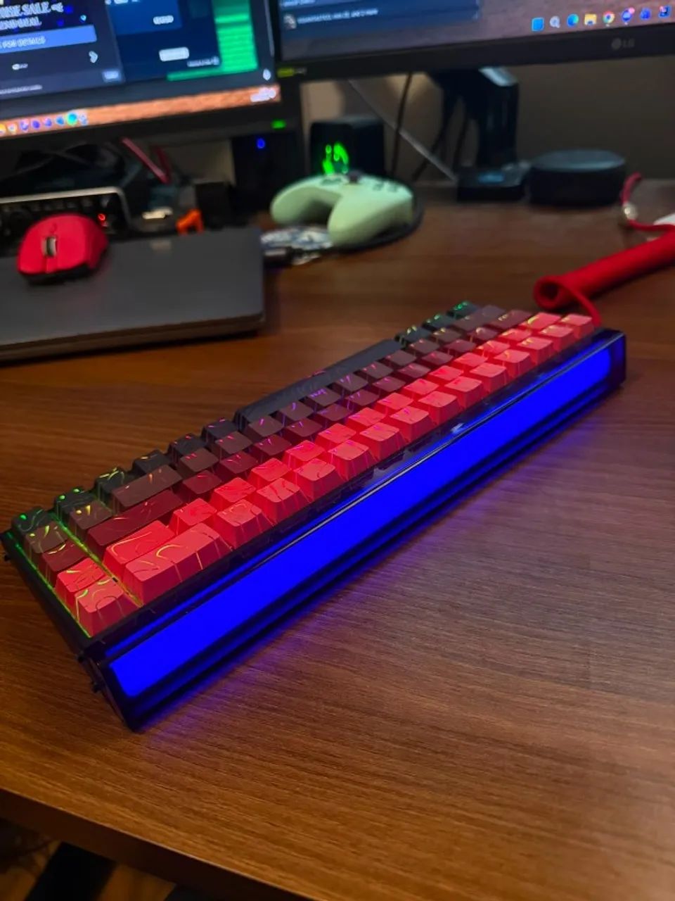 Teclado Magnetico AULA 68HE 8K | Rapid Trigger | Snap Tap - Foto 2