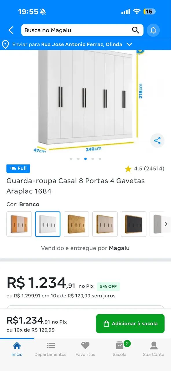 Guarda roupa  - Foto 2