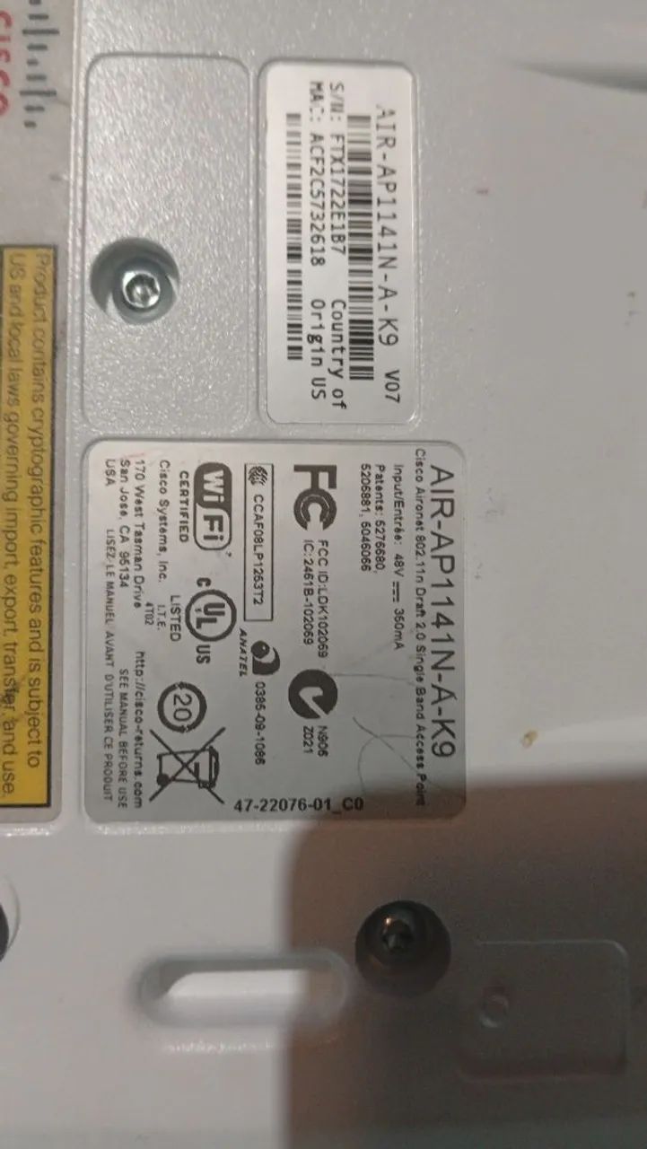 Acess Point Cisco AIR AP1141N-A-K9 - Foto 3