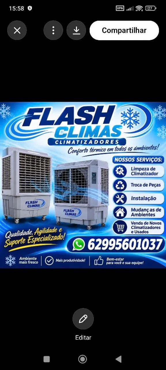 Climatizador industrial 
