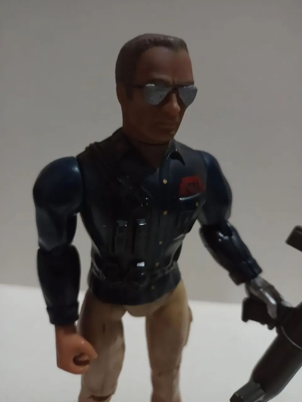 Antigo Boneco General warhawk Rambo Glasslite  - Foto 2