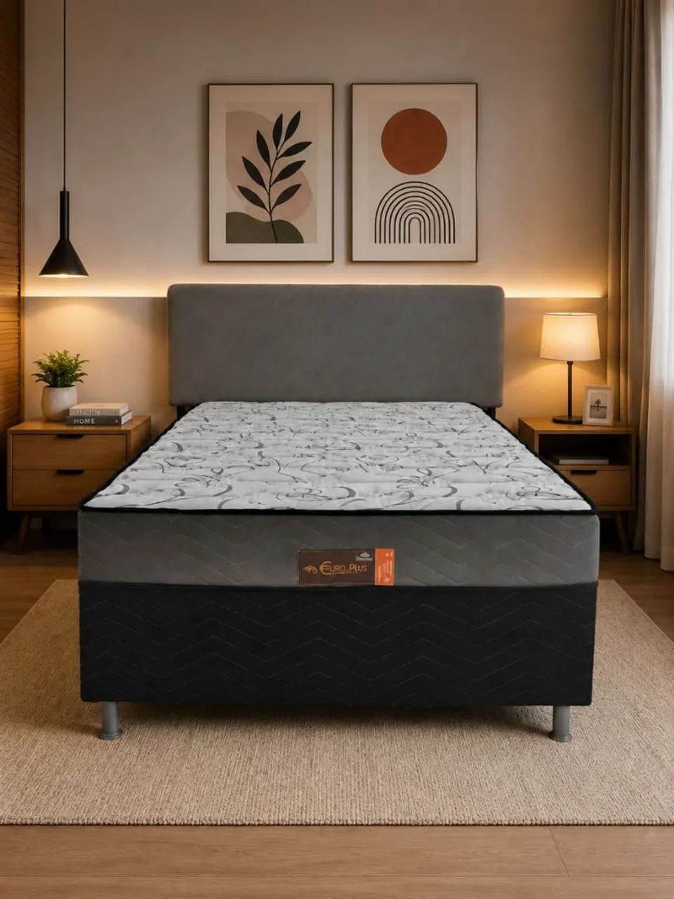Cama casal molas ensacada da Eurosono 