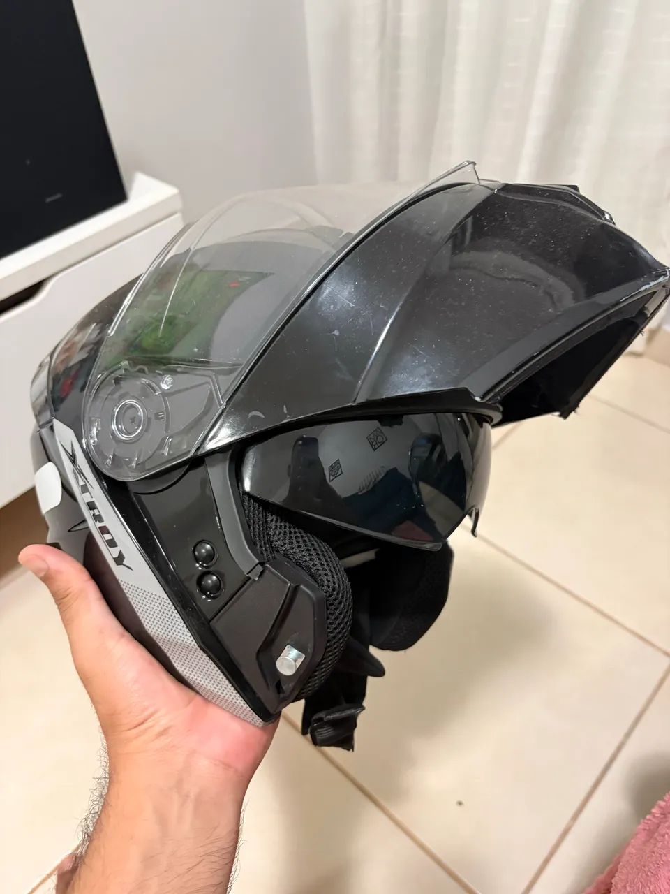 CAPACETE DE MOTO ARTICULADO  - Foto 3