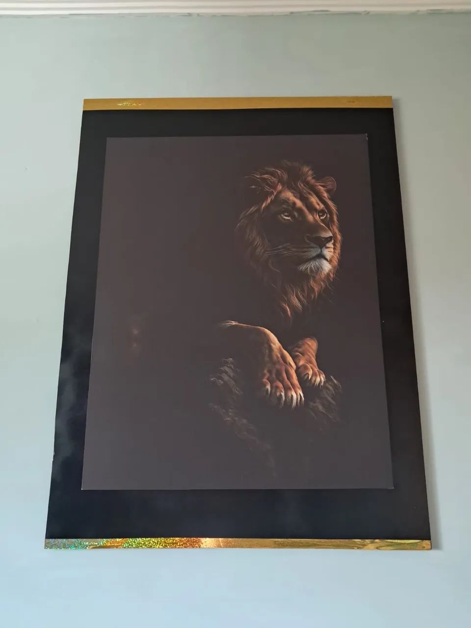 Quadro de vidro com foto plotado