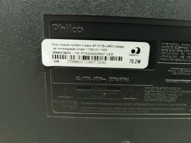 Vendo Smart TV Philco de 42 polegadas, modelo PTV42G52RCF, em ótimo estado de conservação  - Foto 4