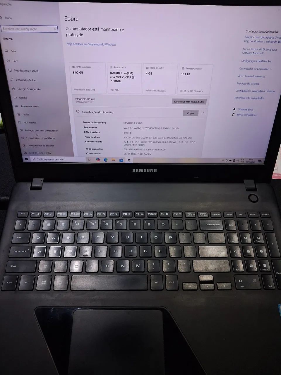 Notebook Samsung Odyssey - Foto 3