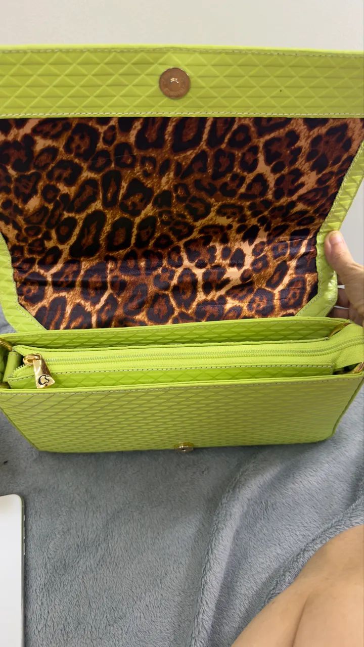 Bolsa verde Carmem Steffens  - Foto 3