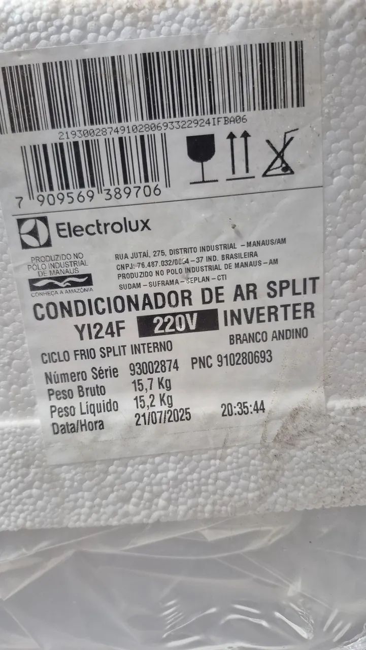 Ar condicionado 24k Eletrolux - Novo - Foto 3