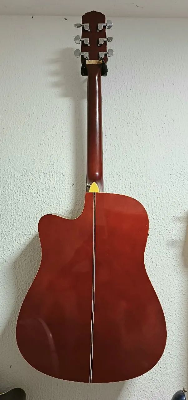 Violão Folk Giannini GF1 Elétrico - Vendo e Troco  - Foto 5