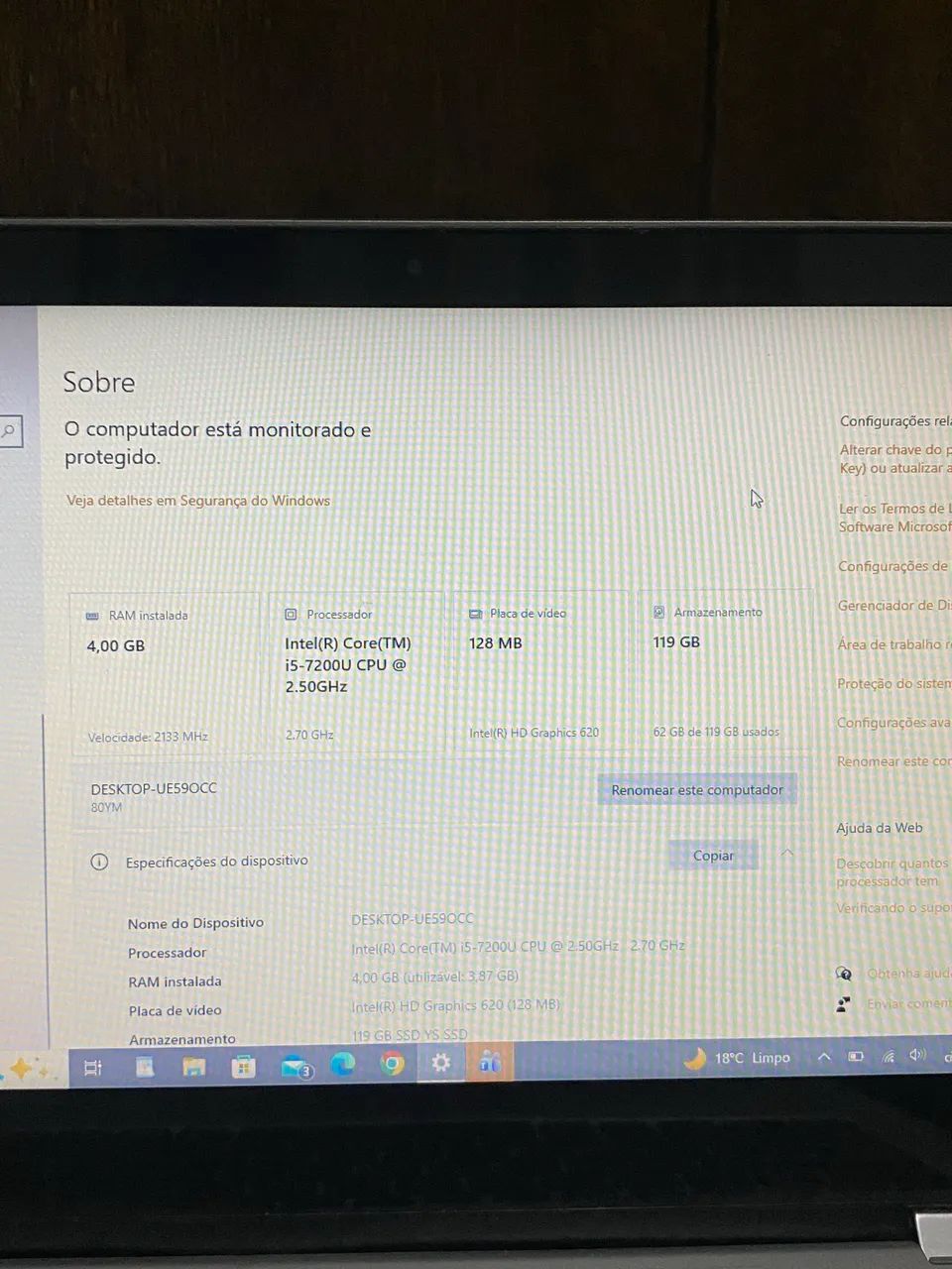 Notebook Lenovo Yoga - Intel Core i5, 4BG RAM - Foto 4