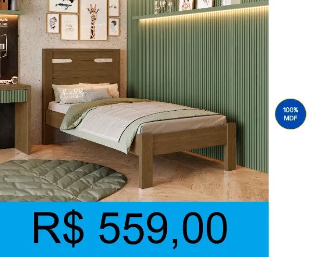 Cama de solteiro garanta já o seu - a pronta entrega  - Foto 2
